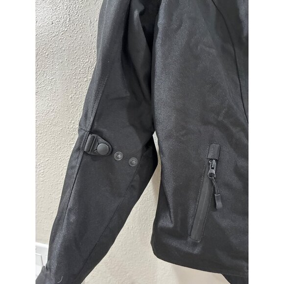 Viking Cycle Ironborn Armored Motorcycle Riding Biker Black Jacket for Women - Picture 4 of 13